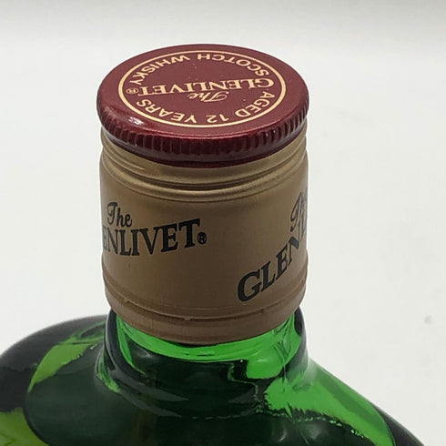 グレンリベット 12年 旧 スキットル型 350ml 43% THE GLENLIVET スコッチウイスキー【B3】