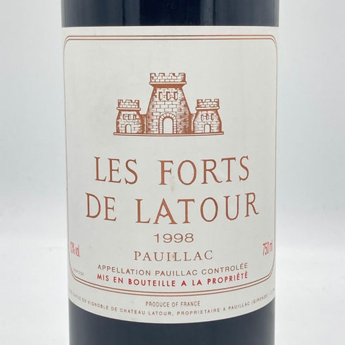 レ フォールド ラトゥール 1998 750ml 13% Les Forts de Latour ボルドーワイン【S1】