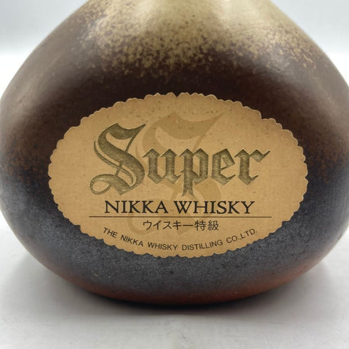 東京都限定◆ニッカ スーパーニッカ 陶器ボトル 西武オリジナル 特級 600ml 43% NIKKA 877【Y1】