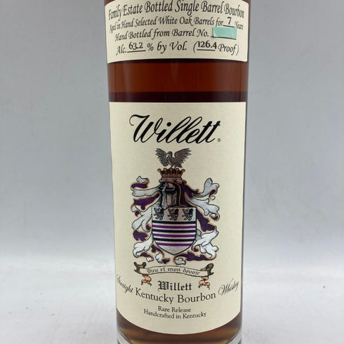 ウィレット 7年 #3073 750ml 63.2% Willett 【B4】