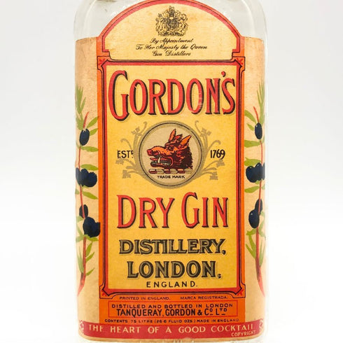 ゴードンズ ドライ ジン オールドボトル ティンキャップ 750ml 47% GORDON'S ジン【H2】