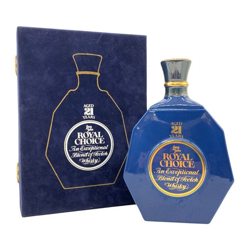 ロングジョン ロイヤルチョイス 12年 陶器ボトル 700ml 43% LongJohn ROYALCHOICE 1197g【Q1】