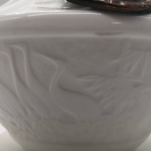 東京都限定◆ニッカ 鶴 白陶器 760ml 43% NIKKA 1490g【H3】