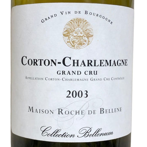 メゾン ロッシュ ド ベレーヌ コレクション ベレナム コルトン シャルルマーニュ グランクリュ 2003 750ml 13.5% Maison Roche de Bellene Corton Charlemagne Grand Cru 白ワイン【H3】