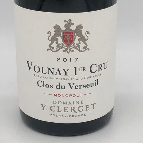 ドメーヌ イヴォン クレルジェ ヴォルネイ プルミエ クリュ 2017 750ml 12.5% DOMAINE Y CLERCET ブルゴーニュワイン【L4】