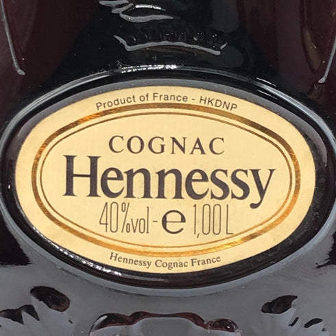 ヘネシー XO 金キャップ クリアボトル 1000ml Hennessy コニャック【A3】
