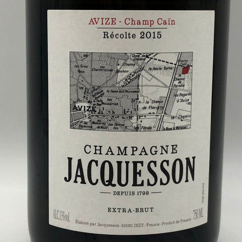 ジャクソン アヴィズ シャン カン エクストラ ブリュット 2015 750lm 12.5% Jacquesson Avize Champ Caïn Extra-Brut シャンパン【D1】