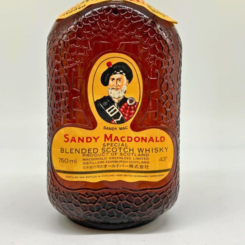 サンデイ マクドナルド ウイスキー特級 750ml 43% Sandy Macdonald スコッチウイスキー【B4】