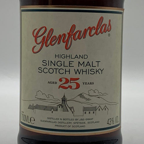 グレンファークラス 25年 700ml 43% Glenfarclas スコッチウイスキー【D3】