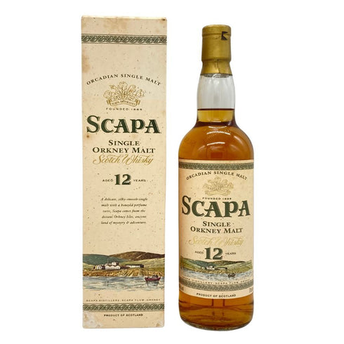 スキャパ 12年 シングル オークニーモルト ウイスキー 40% 700ml SCAPA スコッチウイスキー【F1】