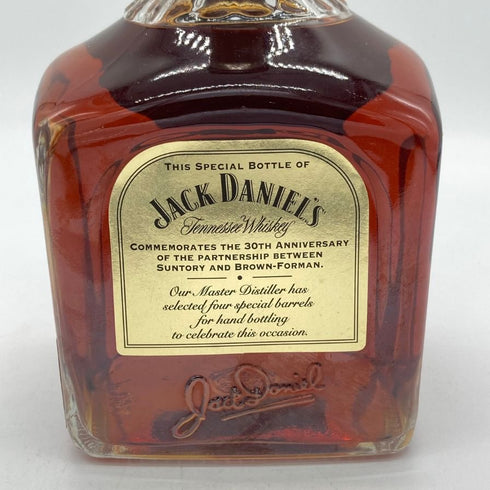 ジャックダニエル サントリー 提携30周年記念 1970-2000 750ml 47% JACK DANIEL`S SUNTORY アメリカウイスキー【O1】