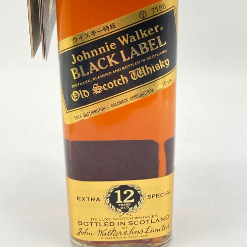 ジョニーウォーカー ブラックラベル 12年 エクストラ スペシャル 黒金キャップ 750ml 43% Johnnie Walker BLACK LABEL EXTRA SPECIAL スコッチウイスキー【N1】