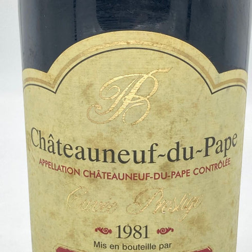 シャトーヌフ デュ パプ キュヴェ プレステージ ベルナール エ フィス 1989 750ml 14% Chateauneuf-du-Pape フランスワイン【K2】