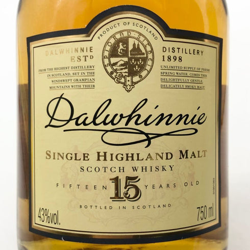 ダルユーイン 15年 旧ラベル 700ml 43% DAILUAINE スコッチウイスキー【W】