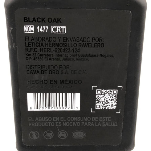 カヴァデオロ ブラックエディション 750ml 40% Cava de Oro テキーラ1708g【G1】