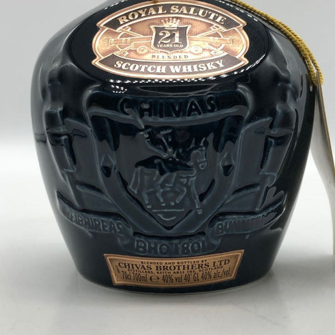 シーバス ブラザーズ ロイヤルサルート 21年 青陶器 700ml 40% CHIVAS BROTHERS ROYAL SALUTE スコッチウイスキー1294g【R0】