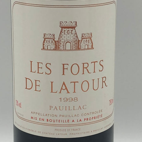 レ フォールド ラトゥール 1998 750ml 13% Les Forts de Latour ボルドーワイン【S4】