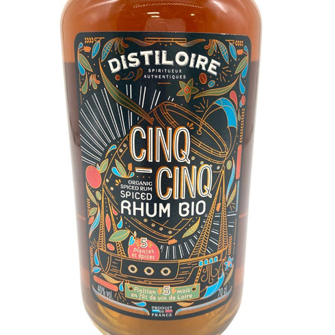 サンク サンク オーガニック スパイス ラム NV ディスティロワール 700ml 40% Cinq Cinq Organic Spiced Rum Distiloire 【B4】