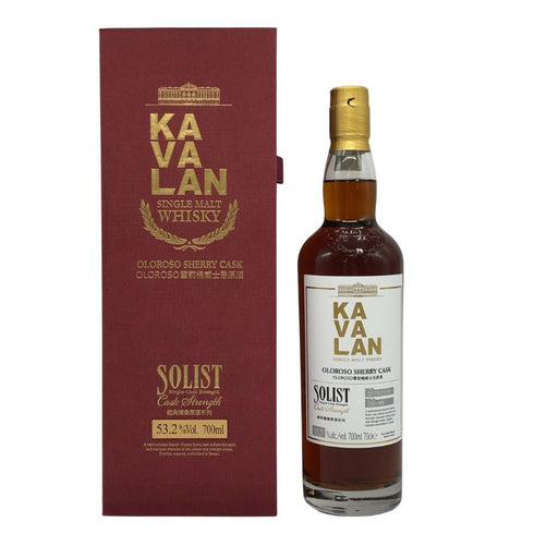 カバラン ソリスト オロロソシェリーカスク シングルモルトウイスキー カスクストレングス 700ml 52.4% Kavalan Solist ウイスキー【Y0】