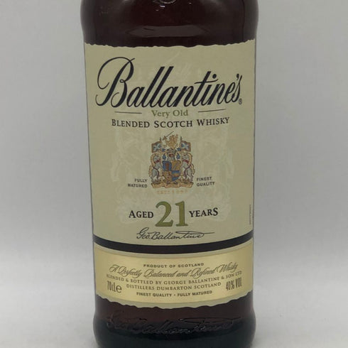 バランタイン 21年 ベリーオールド 黒キャップ 700ml 43% Ballantine's VERY OLD スコッチウイスキー【K1】