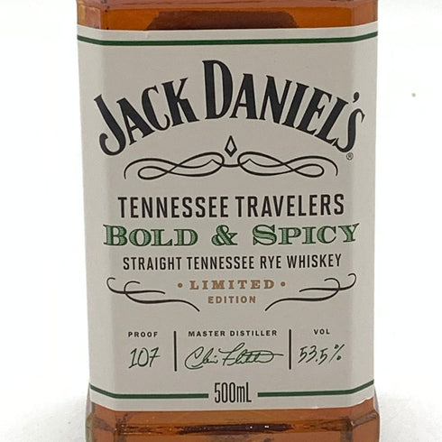 ジャックダニエル テネシートラベラーズ ボールド&スパイシー No.2 500ml 53.5% JACK DANIERL'S TENNESSEE TRAVELERS BOLD SPICY 【D4】