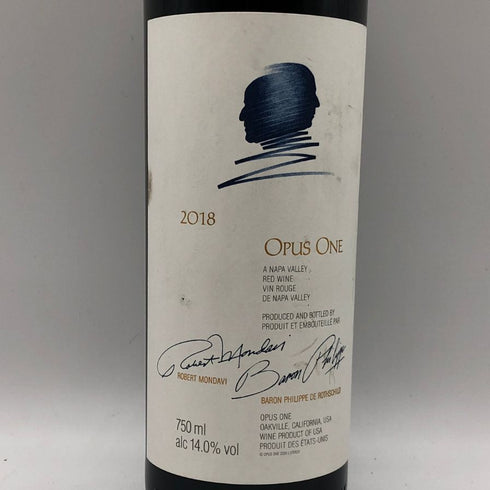 オーパスワン 2018 750ml 14% OPUS ONE カリフォルニアワイン【K0】