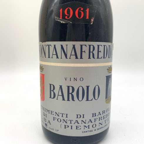 フォンタナフレッダ バローロ 1961 750ml 14% FONTANAFREDDA BAROLO 【G】