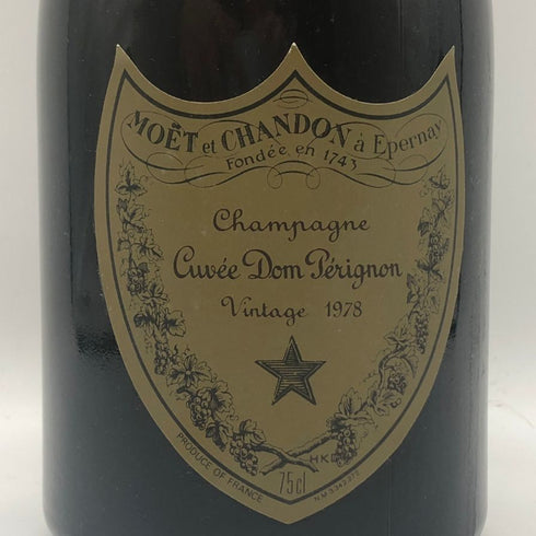 ドンペリニヨン 白 ヴィンテージ 1978 750ml 12.5% Dom Perignon シャンパン【B2】