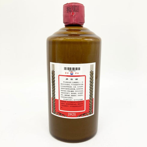 貴州茅台酒 天女ラベル 茶陶器ボトル 2021 500ml 53% MOUTAI KWEICHOW 929g【E2】