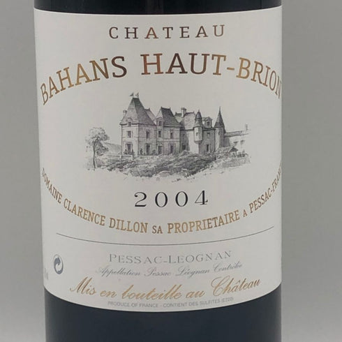 シャトー バーン オー ブリオン 2004 750ml 12.5% Chateau Bahans Haut-Brion ボルドーワイン【T0】