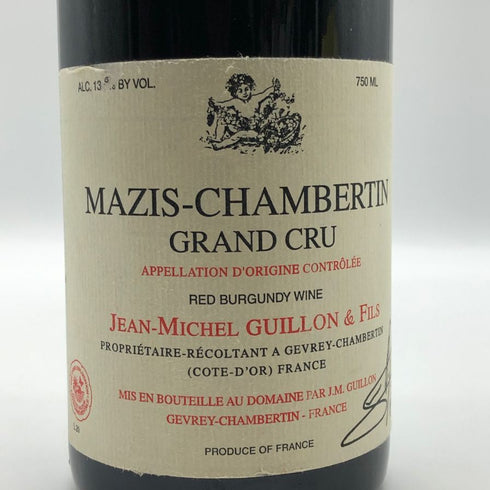 マジ シャンベルタン グラン クリュ ジャン ミッシェル ギヨン 2021 13.5% 750ml MAZIS CHAMBERTIN GRAND CRU JEAN-MICHEL GUILLON ブルゴーニュワイン【L2】
