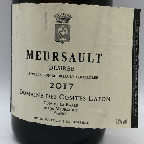 ドメーヌ デ コント ラフォン ムルソー デジレ 2017 750ml 13% DOMAINE DES COMTES LAFON 白ワイン【N1】