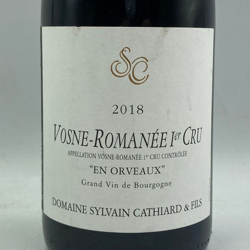 シルヴァン カティアール ヴォーヌロマネ プルミエ クリュ オルヴォー 2018 750ml 13.5% DOMAINE SYLVAIN Cathiard & Fils Vosne Romanee 1er Cru En Orveaux ブルゴーニュワイン【D2】