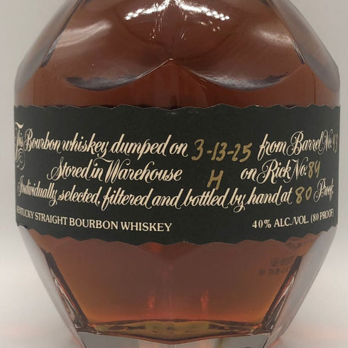 ブラントン シングルバレル ブラックラベル 2025 750ml 40% Blanton's SINGLE BARREL BLACK LABEL スコッチウイスキー【S2】