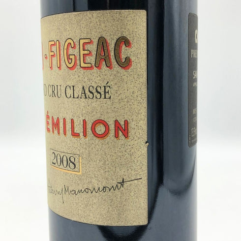 シャトー フィジャック プルミエ グランクリュ クラッセ サンテ ミリオン 2008 750ml 13.5% Chateau Figeac ボルドーワイン【M0】