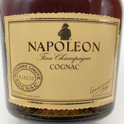 クルボアジェ ナポレオン ファインシャンパーニュ グリーンボトル 700ml 度数表記なし COURVOISIER NAPOLEON コニャック【E1】