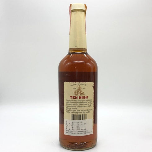 ハイラム ウォーカー テン ハイ 40% 750ml HIRAM WALKER'S TEN HIGH バーボン【E3】