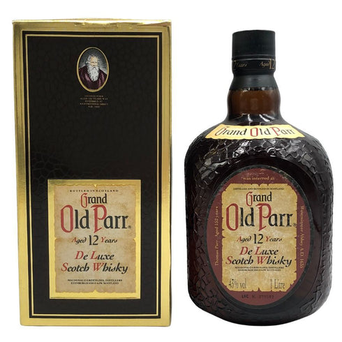 グランド オールド パー 12年 デ ラックス 1000ml 43% Grand Old Parr De Luxe スコッチウイスキー【D3】