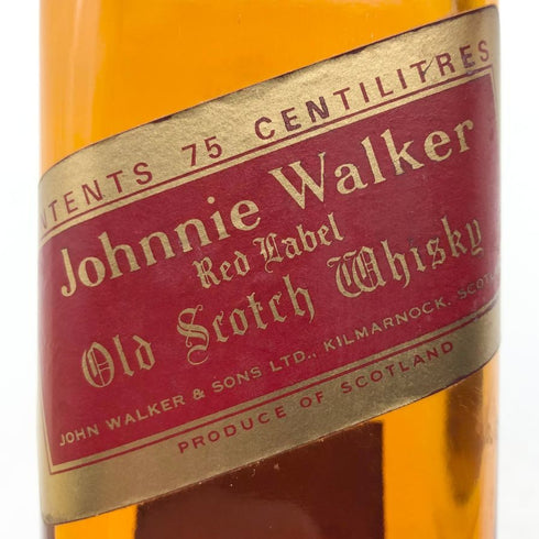 ジョニー ウォーカー レッドラベル 赤金キャップ 750ml 43% Johnnie Walker RED LABEL スコッチウイスキー【Q2】