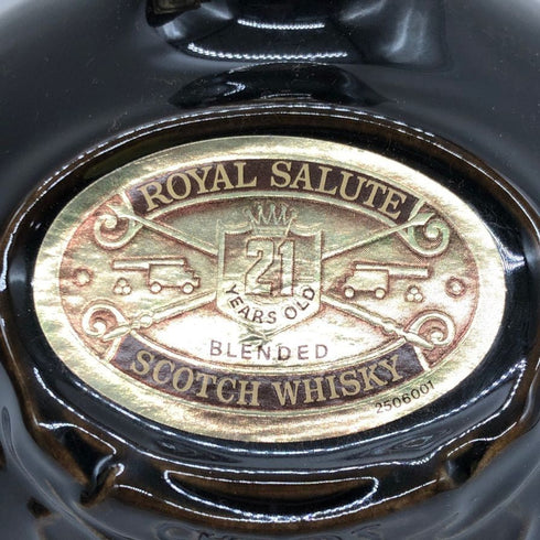シーバス ブラザーズ ロイヤルサルート 21年 茶陶器 700ml 43% Chivas Brothers ROYAL SALUTE スコッチウイスキー1298g【W1】
