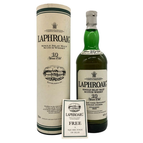 ラフロイグ 10年 旧ボトル 1000ml 43% LAPHROAIG スコッチウイスキー【O1】