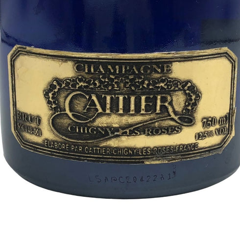 キャティア サファイア ゴールドラベル ブリュット 750ml 12.5% CATTIER Saphir シャンパン【C4】