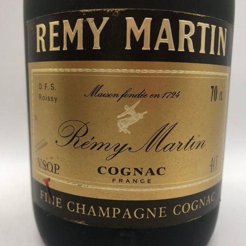 レミーマルタン VSOP ファインシャンパーニュ 旧旧旧ラベル 700ml 40% REMY MARTIN FINE CHAMPAGNE コニャック【F0】