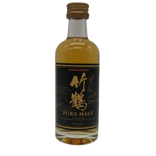 東京都限定◆ニッカ 竹鶴 NV 黒ラベル ピュアモルト 50ml 43% NIKKA 【M0】