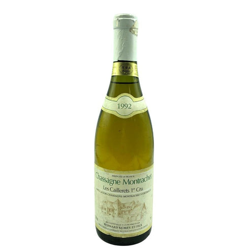 ベルナール モレ エフ ィス シャサーニュモンラッシェ レ カイユレ プルミエクリュ 1992 750ml 13.5% Bernard Morey et Fils Chassagne Montrachet Les Caillerets 1er Cru 白ワイン【H3】