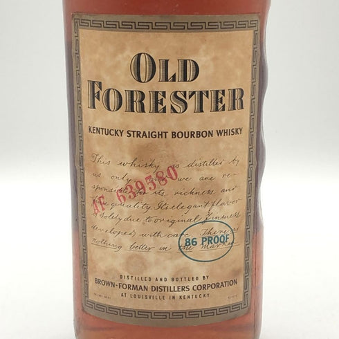 オールドフォレスター 86 プルーフ 750ml 43% Old Forester バーボン【B3】