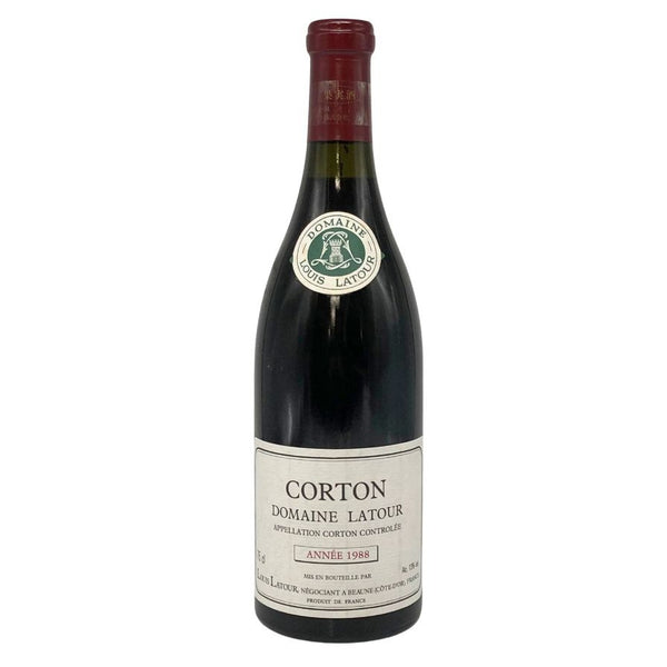 ドメーヌ ラトゥール コルトン 1988 750ml 13% DOMAINE LATOUR CORTON ブルゴーニュワイン【L4】