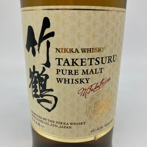 東京都限定◆ニッカ 竹鶴 ピュアモルト 白ラベル 700ml 43% NIKKA 【G2】