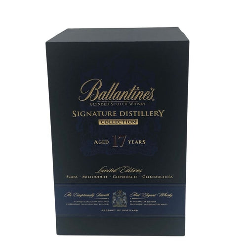 バランタイン 17年 シグネチャー ディスティラリー コレクション 200ml 40% 4本セット Ballantine's スコッチウイスキー【O2】