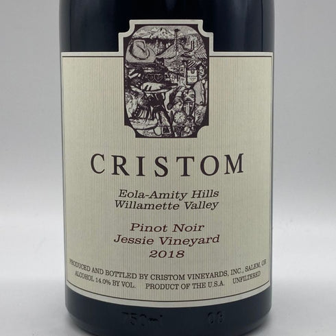 クリストム ピノ ノワール ジェシー ヴィンヤード 2018 750ml 14% CRISTOM PINOT NOIR JESSIE VINEYARD カリフォルニアワイン【Q1】